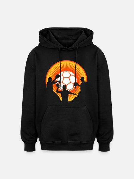 HANDBALL Aura - Oversized Unisex Hoodie - black