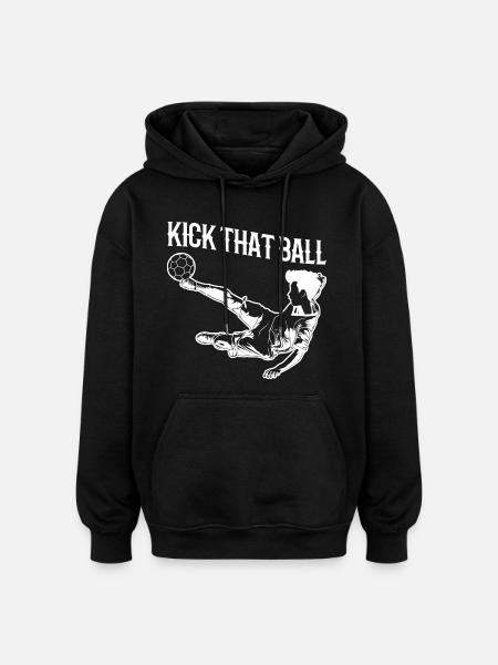 Tirez la balle - Sweat à capuche oversize unisexe - noir