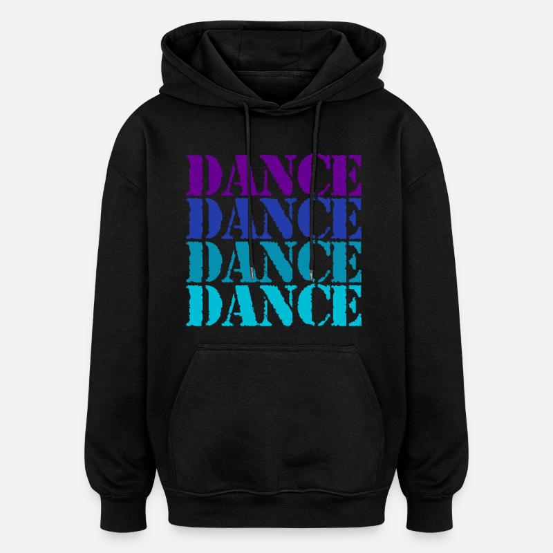 Danser - Sweat à capuche oversize unisexe - noir
