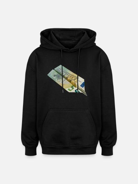 5-Euro-Schein - Oversized Unisex Hoodie - Schwarz