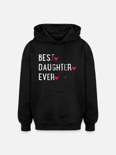 Daughter - Oversized Unisex Hoodie - black