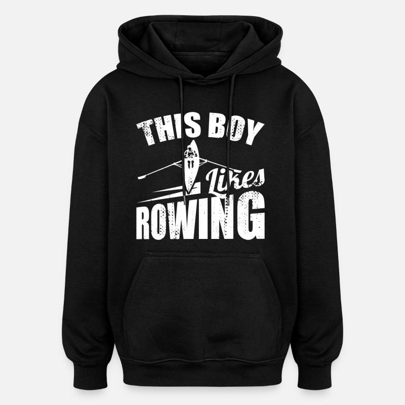 Ruderjunge - Oversized Unisex Hoodie - Schwarz