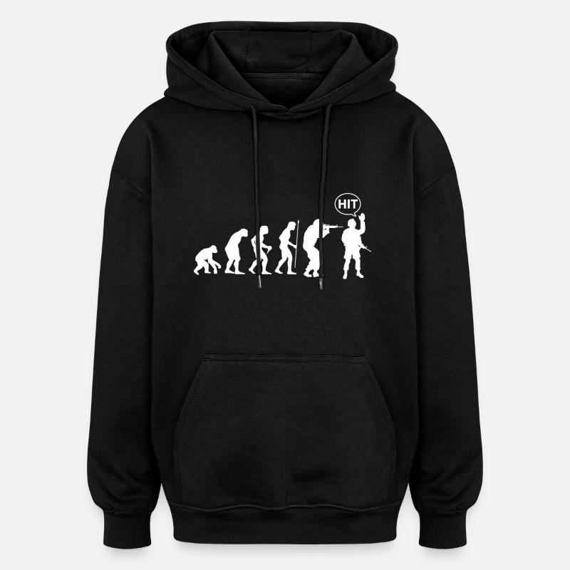 Airsoft Evolution - Oversized Unisex Hoodie - black