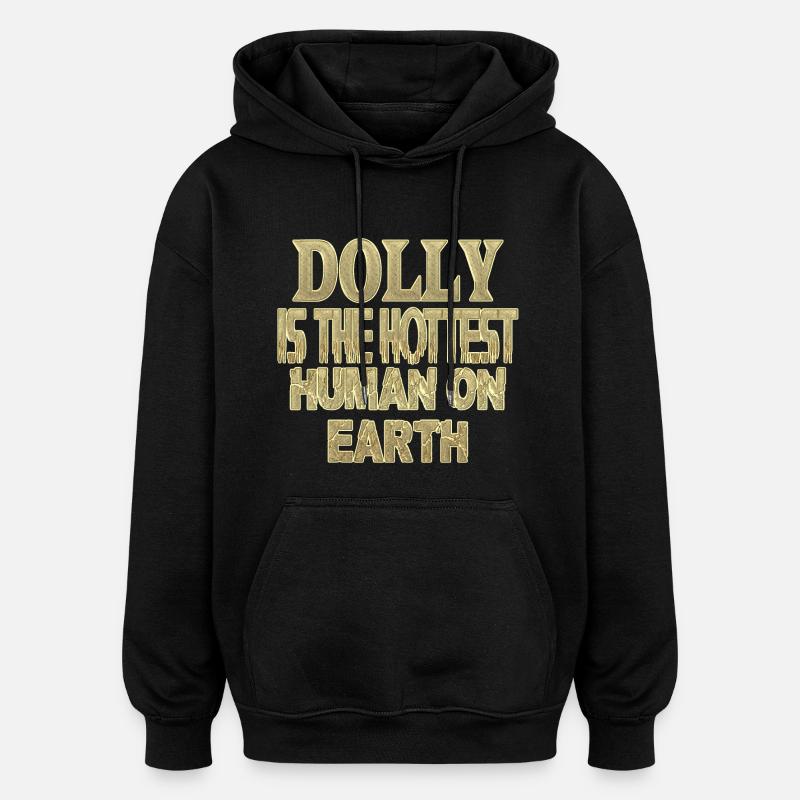 Dolly - Oversized luvtröja unisex - svart