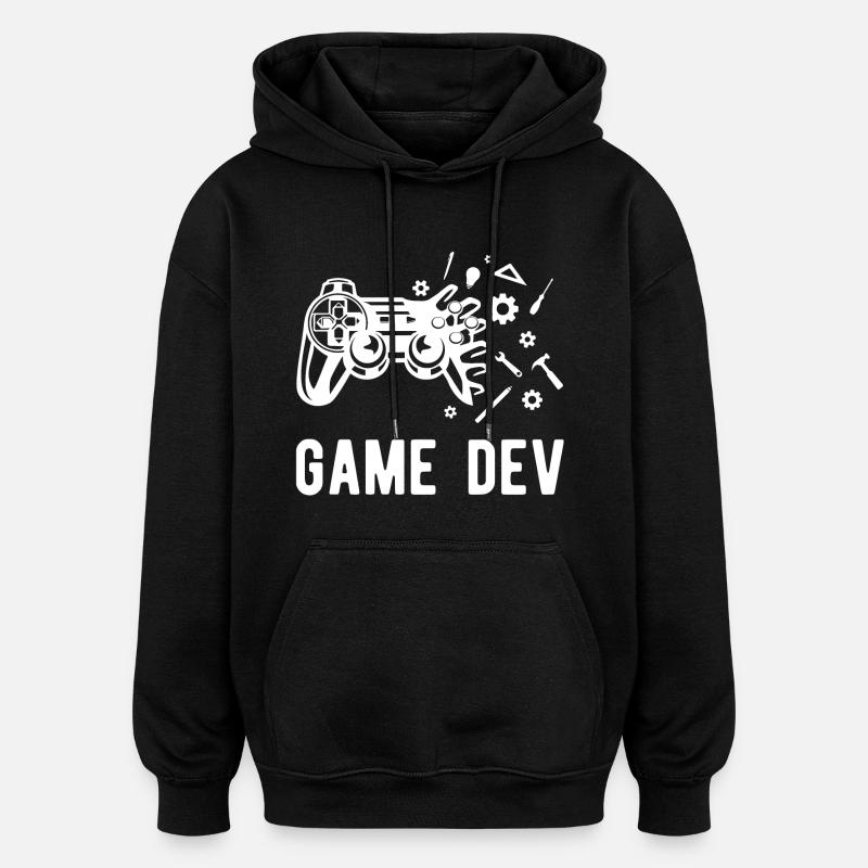 Game Dev - Oversized Unisex Hoodie - black