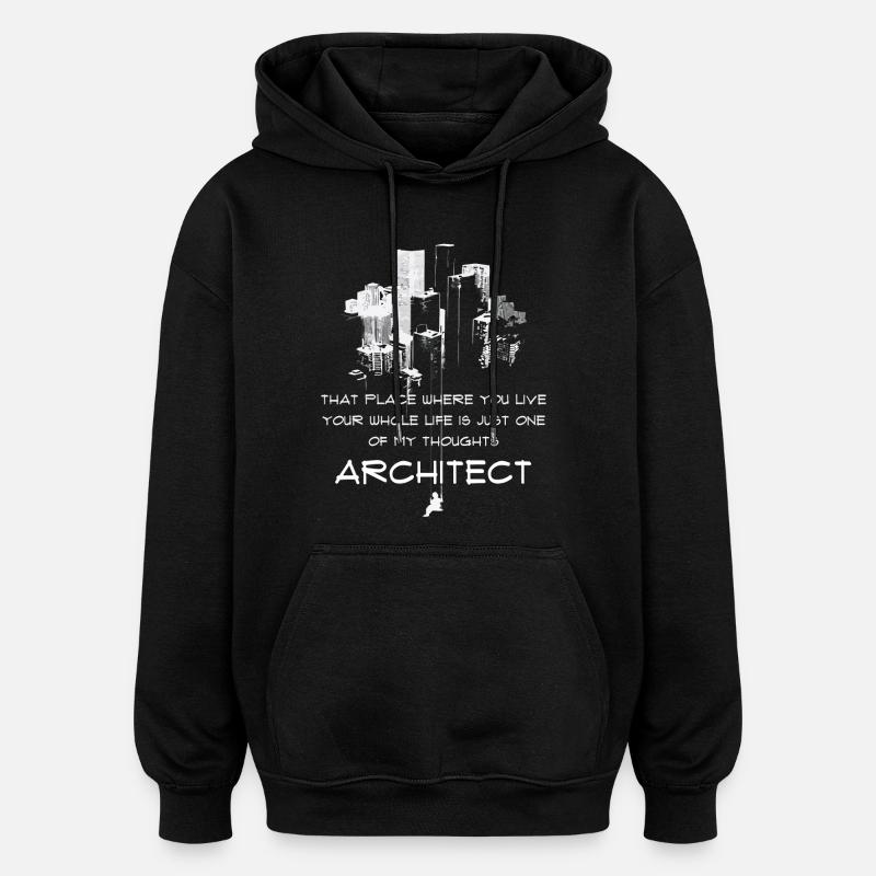 Architect Architects - Oversized Unisex Hoodie - black