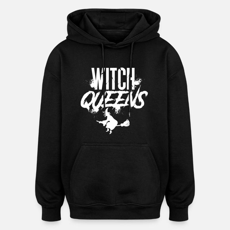 Reines sorcières - Sweat à capuche oversize unisexe - noir