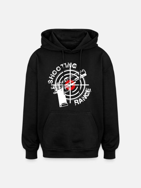 Shooting club - Oversized Unisex Hoodie - black