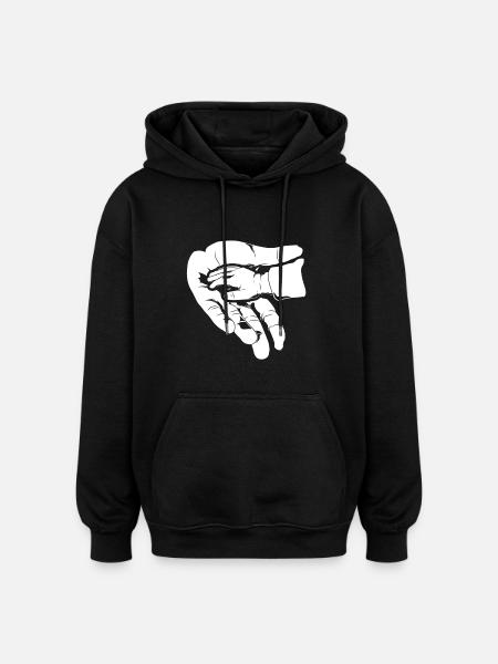 Père et fille - Sweat à capuche oversize unisexe - noir