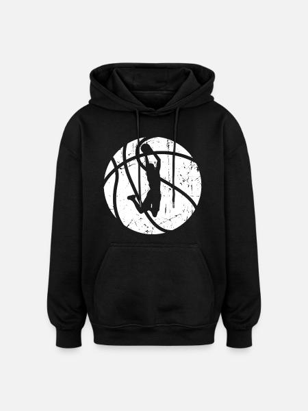Basketball player - Oversized Unisex Hoodie - black