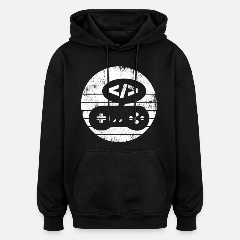 Game Developer - Oversized Unisex Hoodie - black