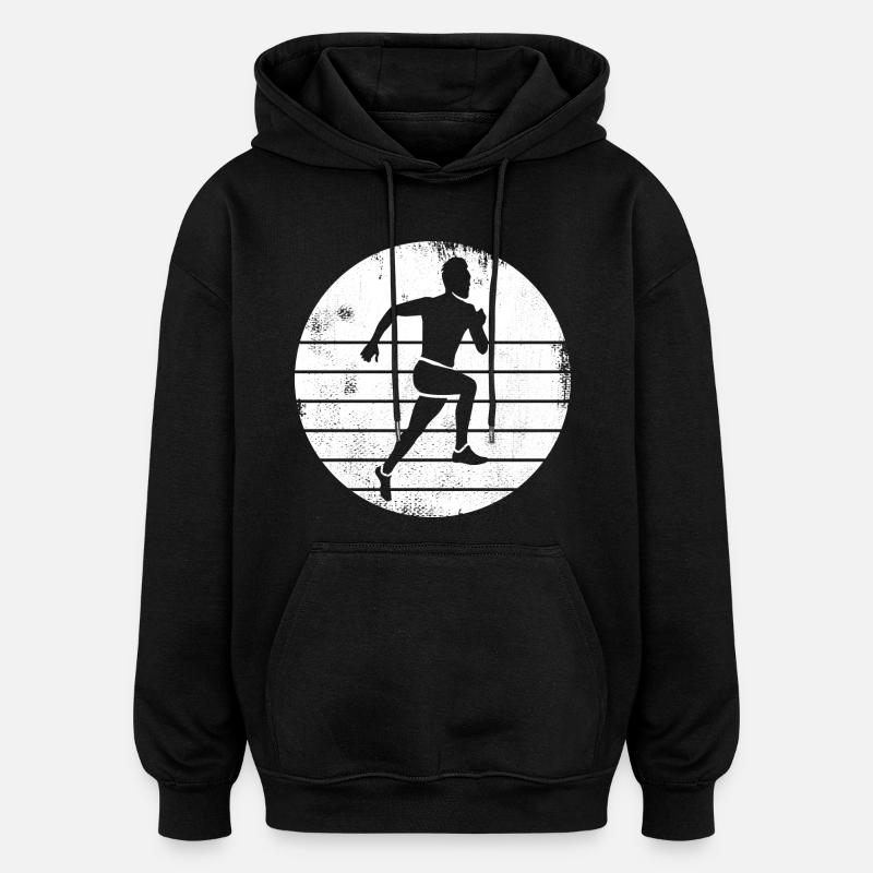 Évêque - Sweat à capuche oversize unisexe - noir