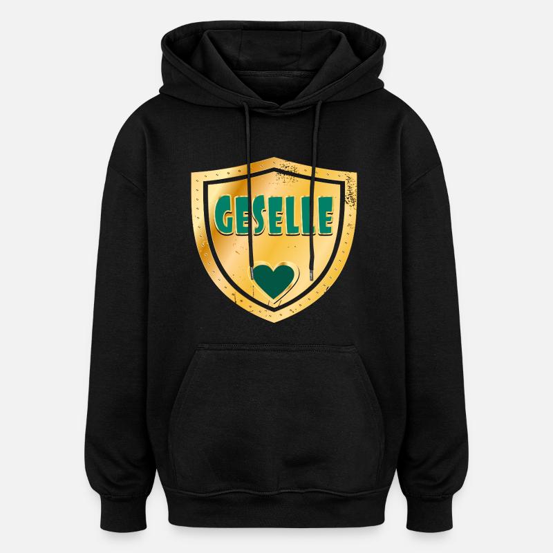 BERUFE IM HANDWERK - ABSCHLUSS GESELLE - Oversized Unisex Hoodie - Schwarz