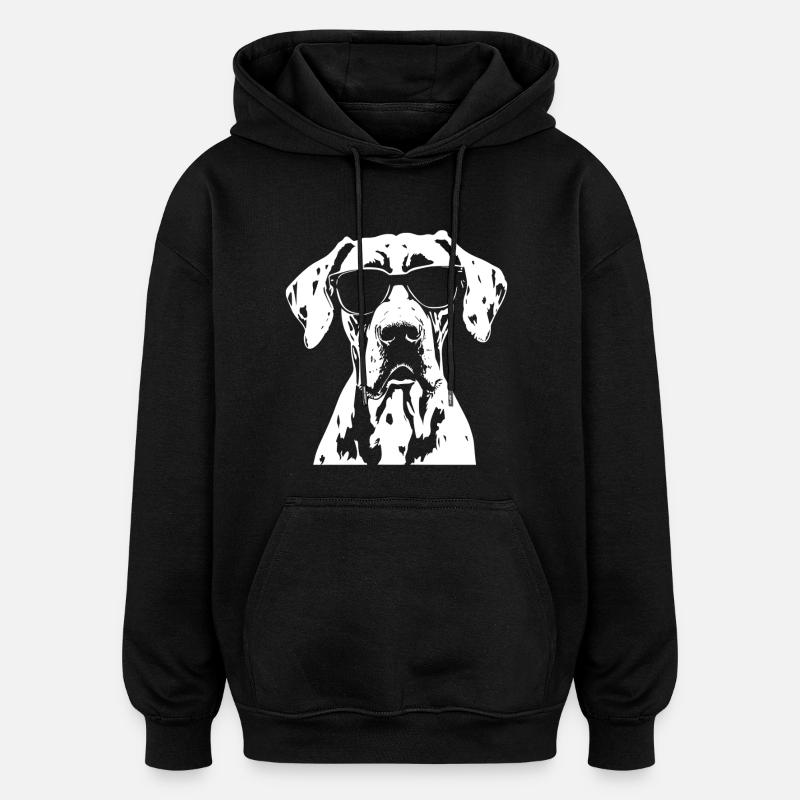 Great Dane Great Dane Sunglasses - Oversized Unisex Hoodie - black