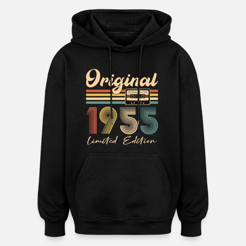Originaux 1955 - Sweat à capuche oversize unisexe - noir