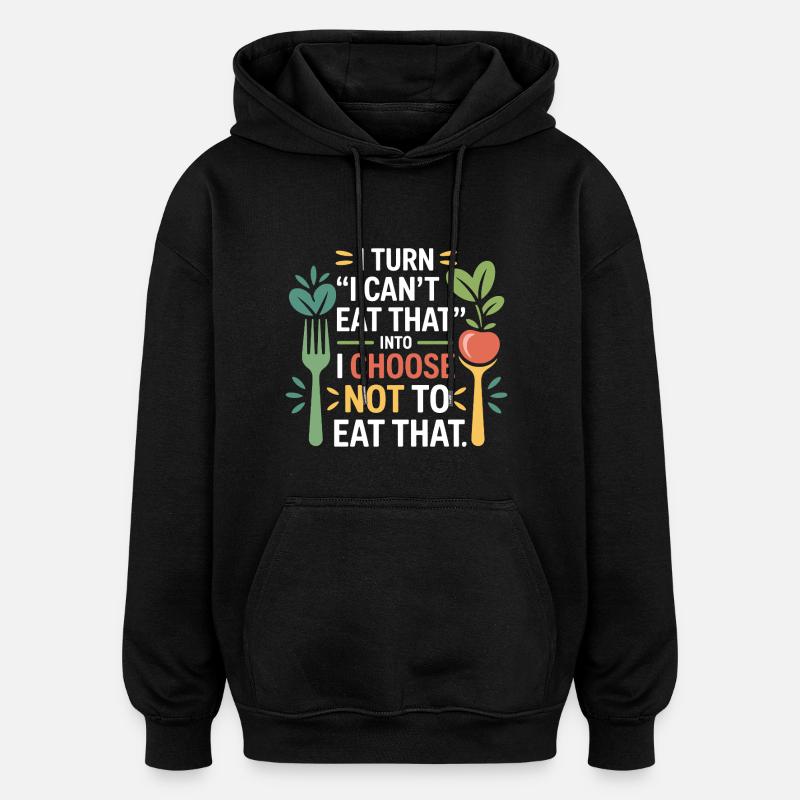 Professional Nutritionist Choice & Behavior  - Oversized Unisex Hoodie - black