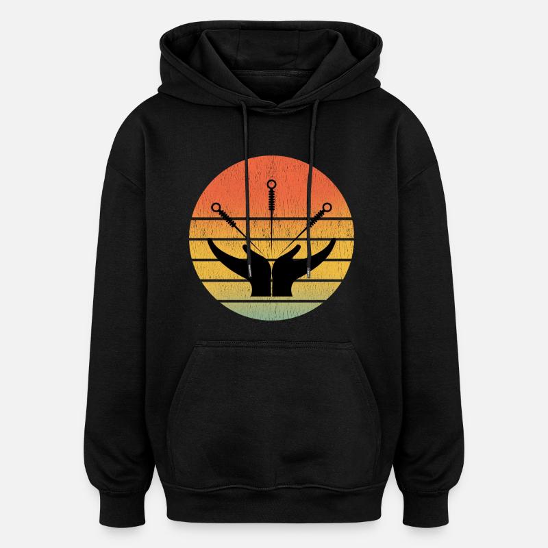 Licensed TCM Practitioner Expert Therapeutic  - Oversized Unisex Hoodie - black