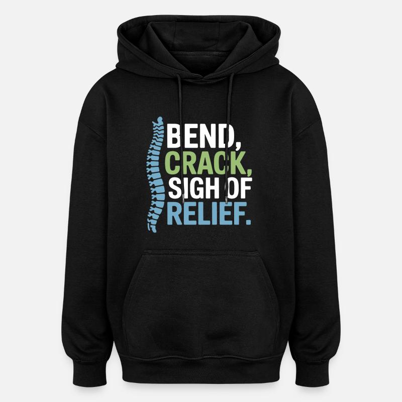 Chiropractor Spinal Alignment Is Everything - Oversized Unisex Hoodie - black