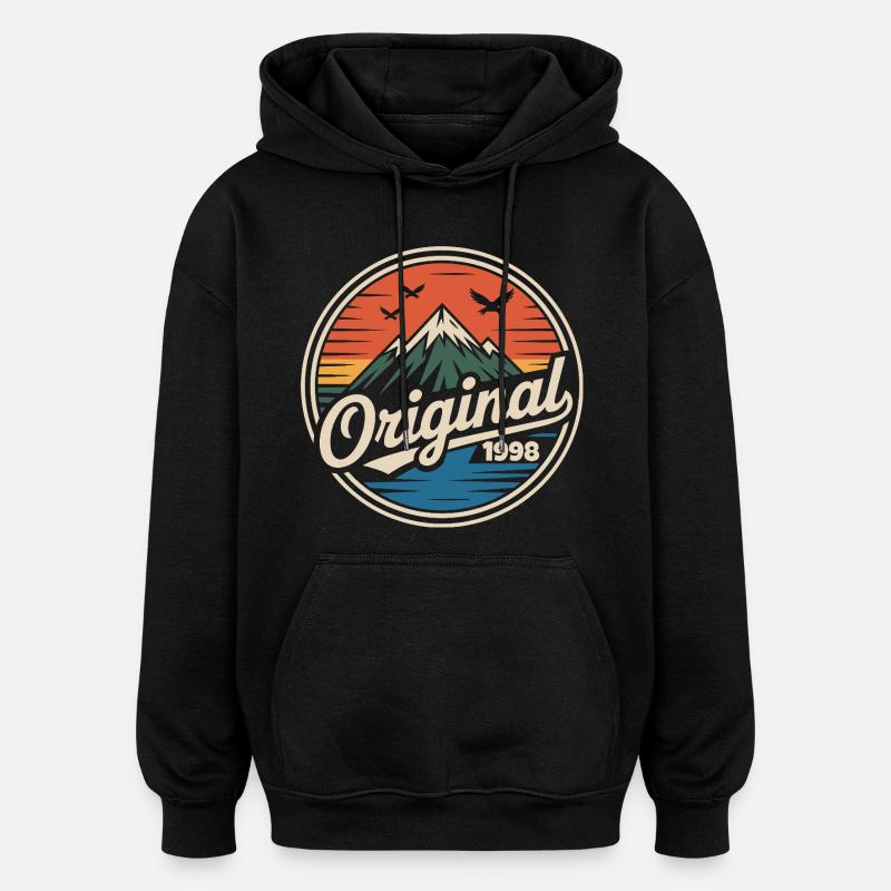 Originales Retro-Jubiläum von 1998 - Oversized Unisex Hoodie - Schwarz