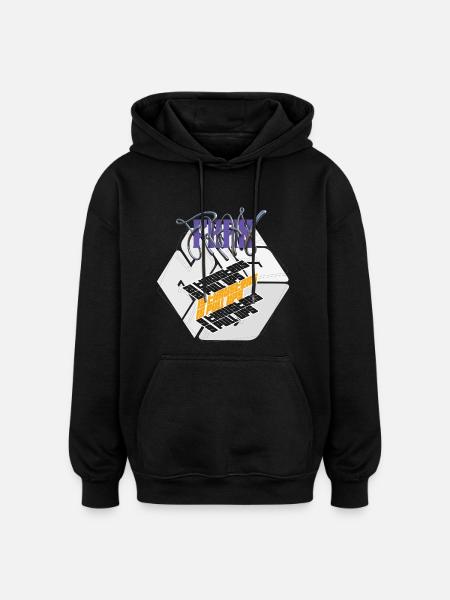 Fran Hero WOD Cross-Training leichte Grafikversion - Oversized Unisex Hoodie - Schwarz