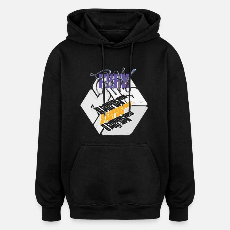 Fran Hero WOD Cross-Training leichte Grafikversion - Oversized Unisex Hoodie - Schwarz