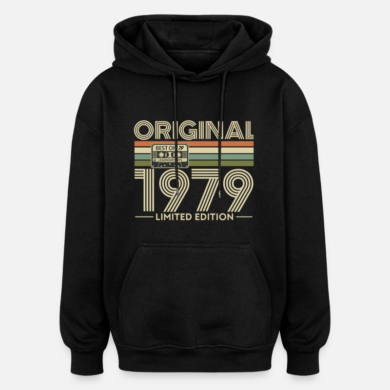 Original 1979 Édition Limitée Rétro - Sweat à capuche oversize unisexe - noir