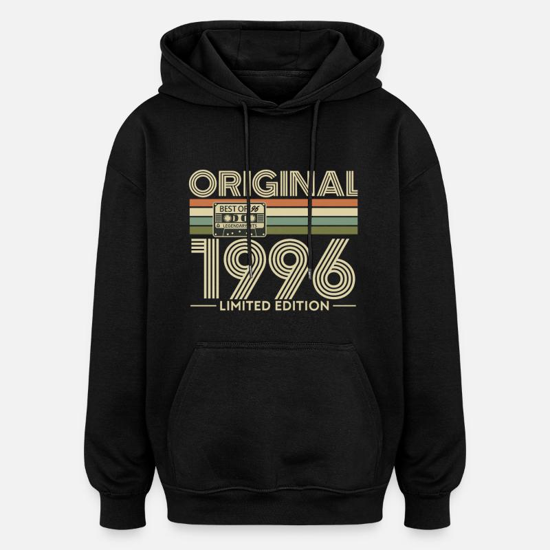 Originale limitierte Edition von 1996 - Oversized Unisex Hoodie - Schwarz
