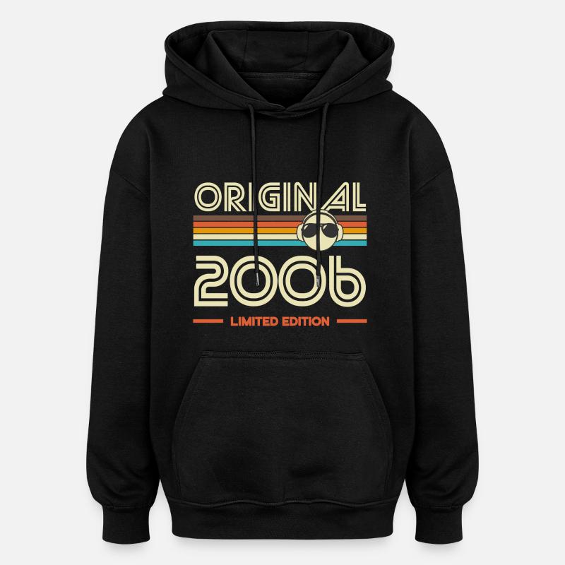 Original 2006 Édition Limitée - Sweat à capuche oversize unisexe - noir