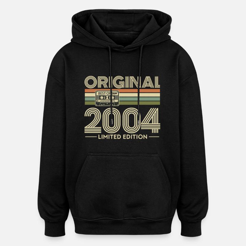 Original 2004 édition limitée - Sweat à capuche oversize unisexe - noir