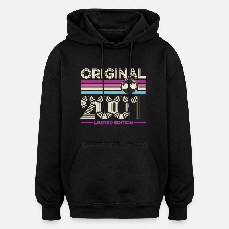 Original 2001 Limited Edition - Oversized Unisex Hoodie - black
