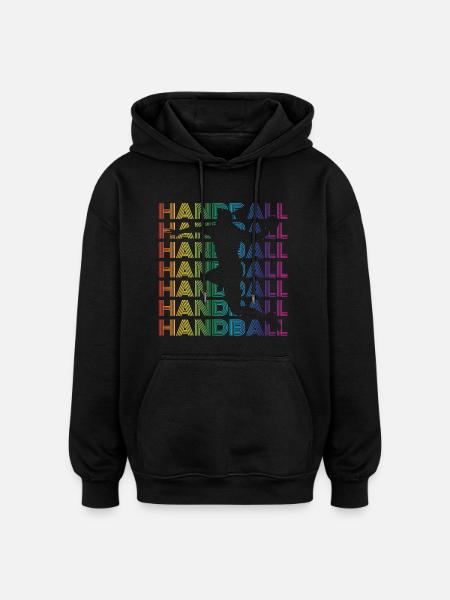 Handball player - Oversized Unisex Hoodie - black