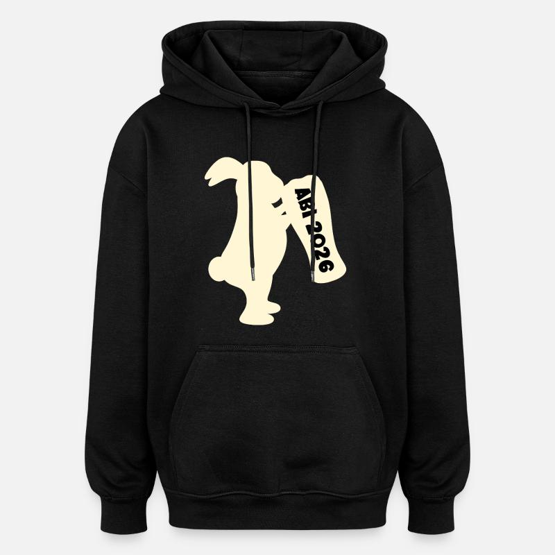 Abitur 2026 Bier - Oversized Unisex Hoodie - Schwarz
