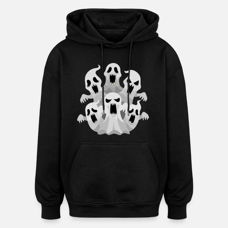 Ghost Pack - Oversized Unisex Hoodie - black