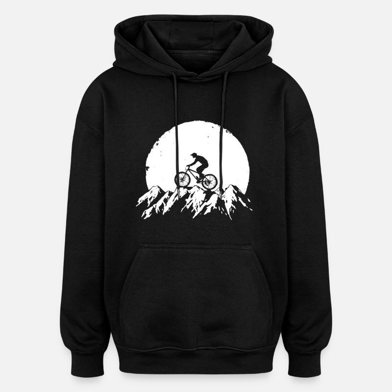 VTT - Sweat à capuche oversize unisexe - noir