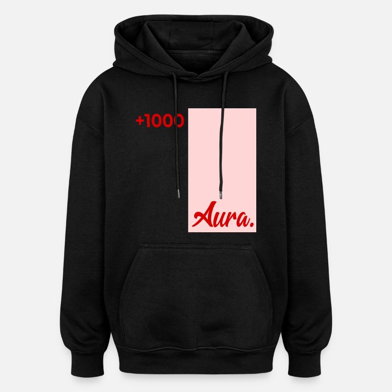 Points d’Aura à Révision - Sweat à capuche oversize unisexe - noir