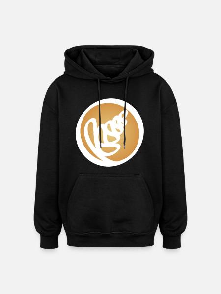 Rosetta - Oversized Unisex Hoodie - black