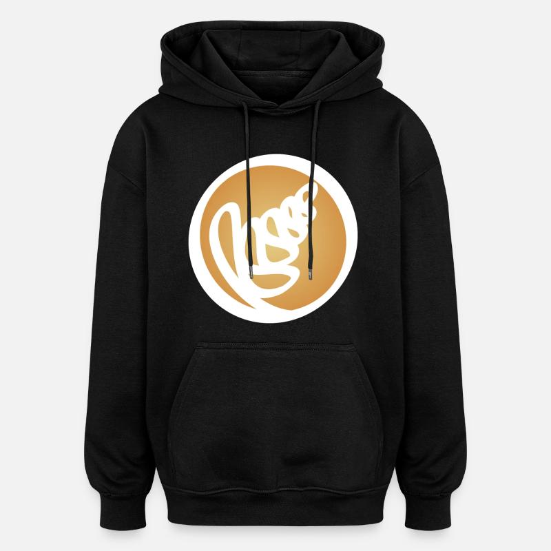 Rosetta - Sweat à capuche oversize unisexe - noir