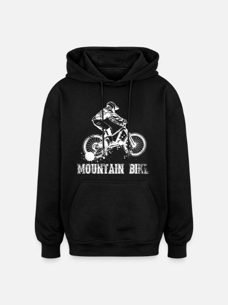 VTT - Sweat à capuche oversize unisexe - noir