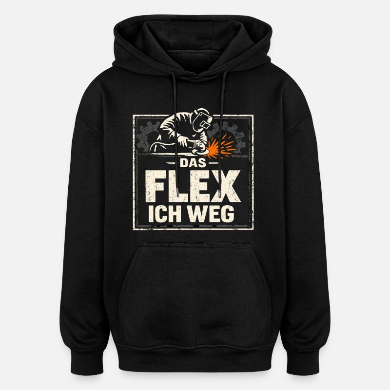 Welder The Flex I Away Cadeau - Sweat à capuche oversize unisexe - noir