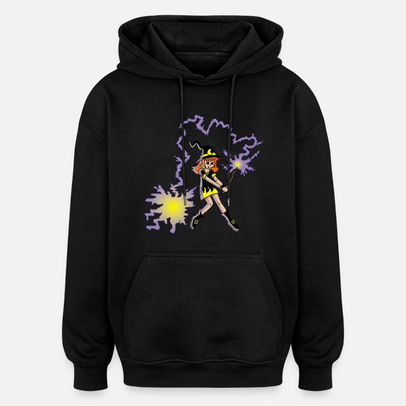 Apprentice Witch - Oversized Unisex Hoodie - black