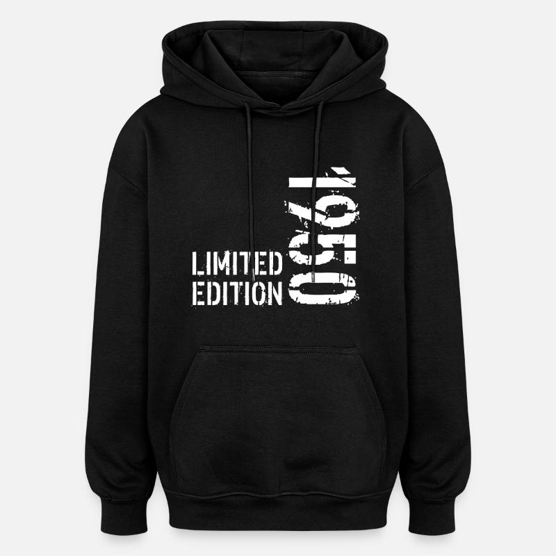LIMITED EDITION 1950 - Sweat à capuche oversize unisexe - noir