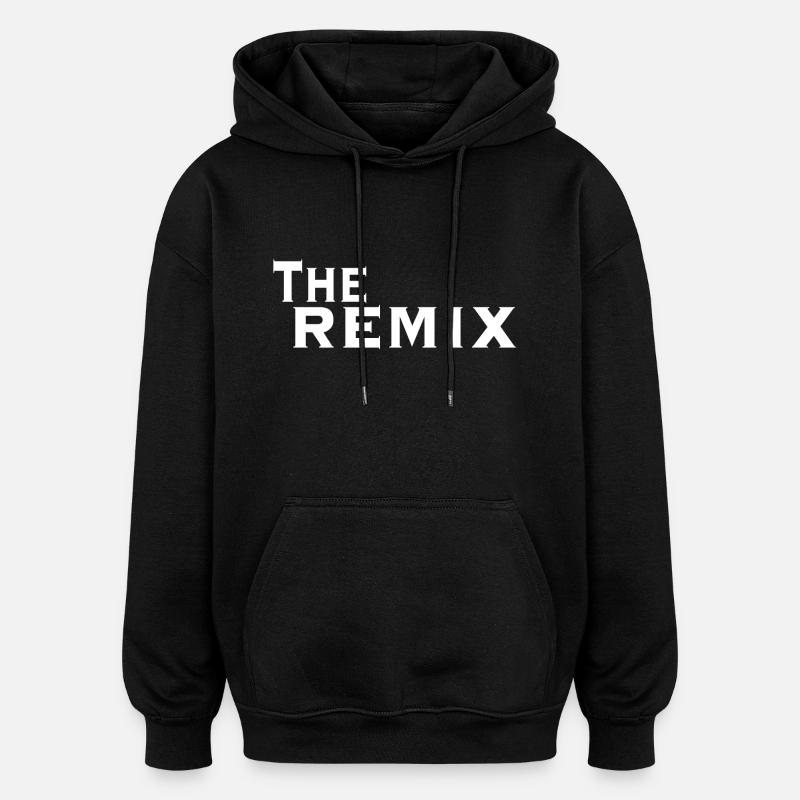 Der Remix - Oversized Unisex Hoodie - Schwarz