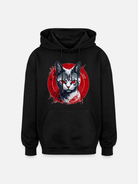 Jäger in der Finsternis - Oversized Unisex Hoodie - Schwarz
