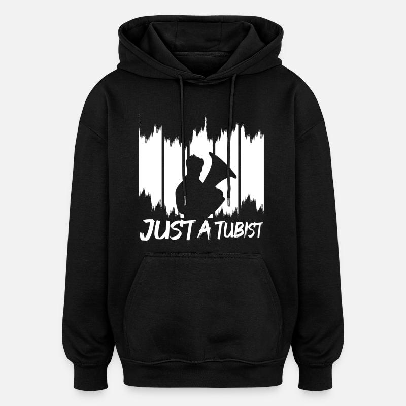 Joueurs de tuba - Sweat à capuche oversize unisexe - noir