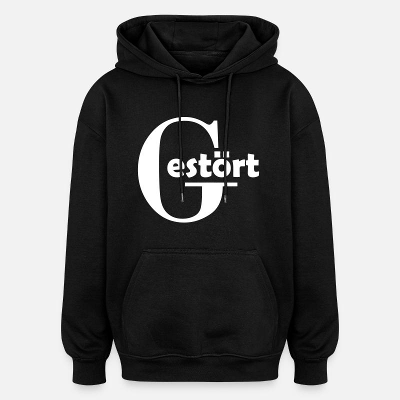 Disturbed - Sweat à capuche oversize unisexe - noir