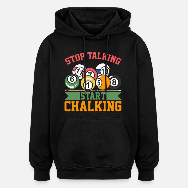 Blague de billard - Sweat à capuche oversize unisexe - noir