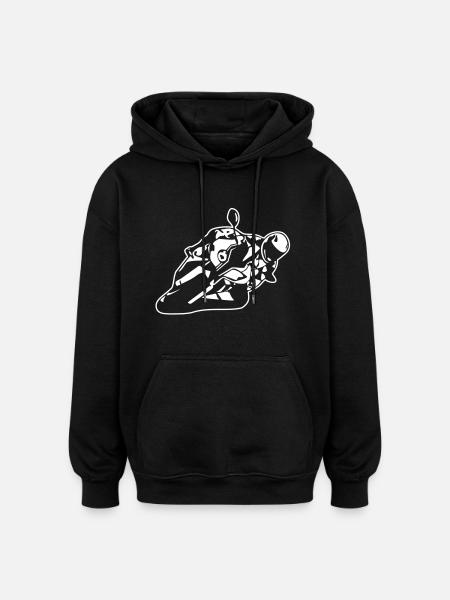 Superbike HP4 - Oversized Unisex Hoodie - Schwarz