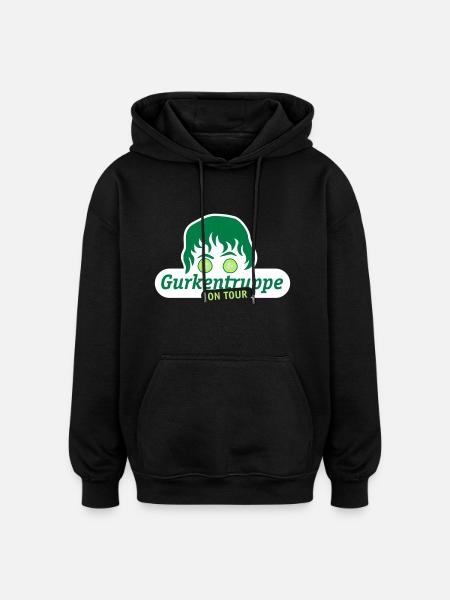gurkentruppe - Oversized Unisex Hoodie - Schwarz