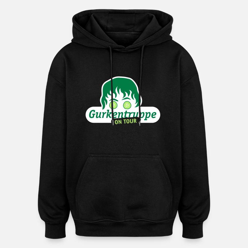 gurkentruppe - Oversized Unisex Hoodie - Schwarz