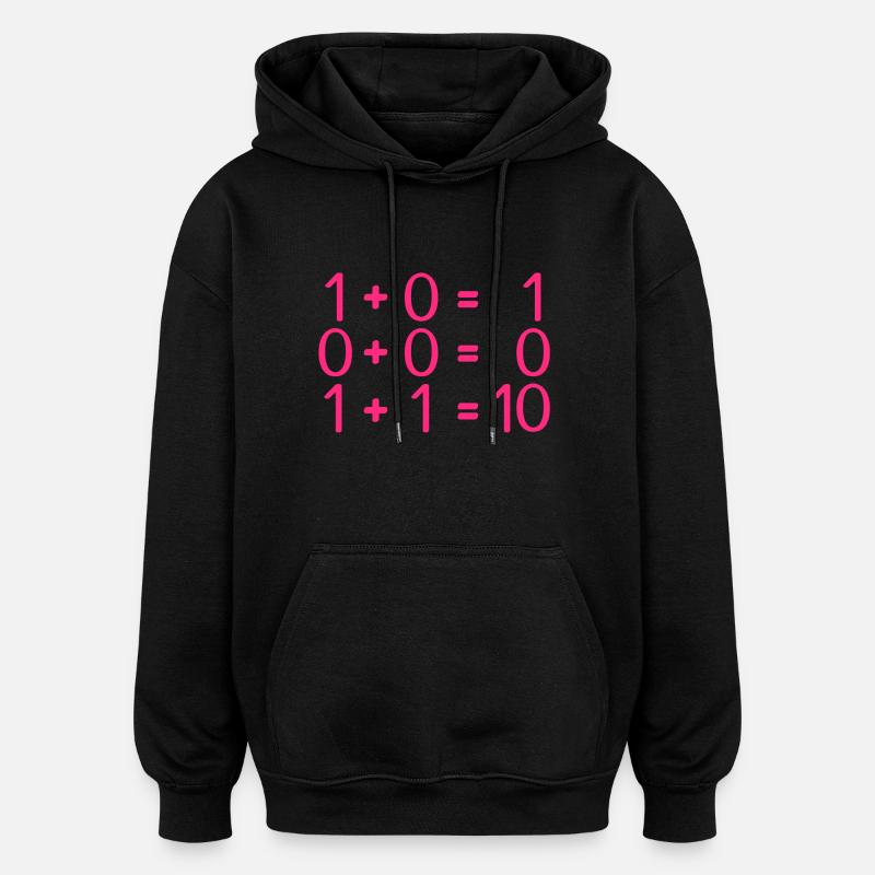 Computer science rules programmers - Oversized Unisex Hoodie - black